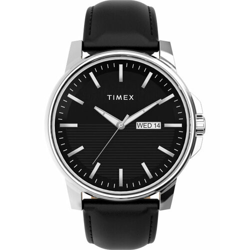 фото Наручные часы timex, черный, серебряный