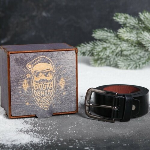 фото Ремень , размер 120, черный россия