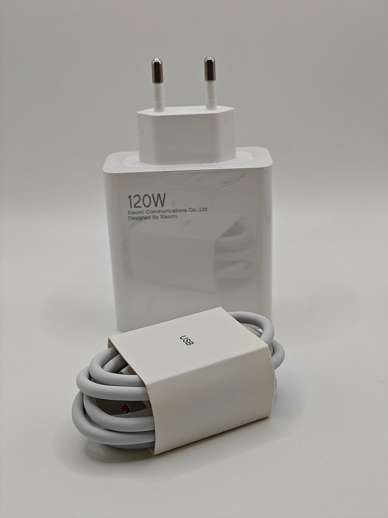 Зарядное устройство для телефона 120W с кабелем 6А USB на Туре С быстрая зарядка