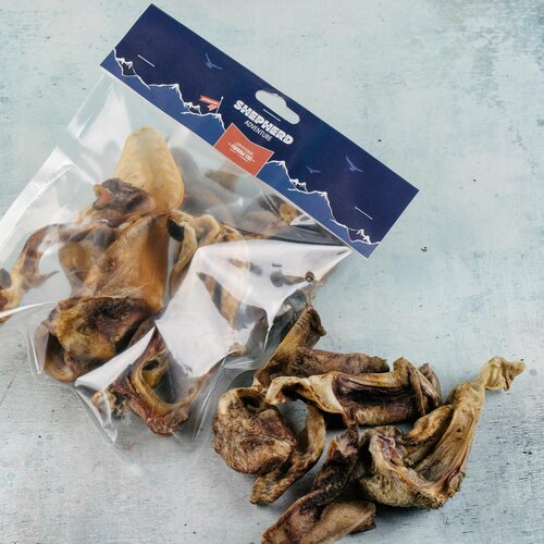 Ухо говяжье ассорти 1000г натуральное сушёное лакомство для собак