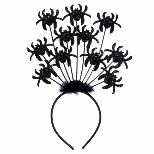Карнавальный ободок Пауки набор для проведения хэллоуина страх ужас и пауки 29 предметов