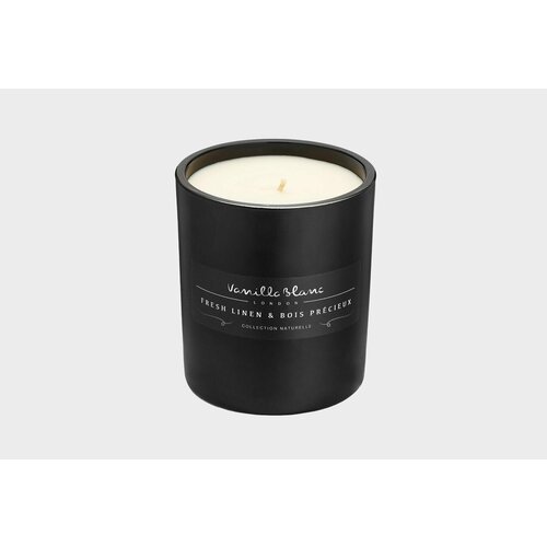 Аромасвеча fresh linen & bois precieux