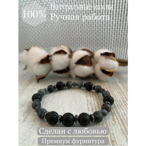 фото Браслет, гематит, 5 шт., размер 21 см россия