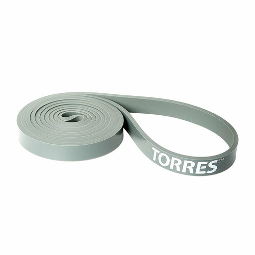 фото Резинка для фитнеса torres al0047 208 х 1.7 см 25 кг серый