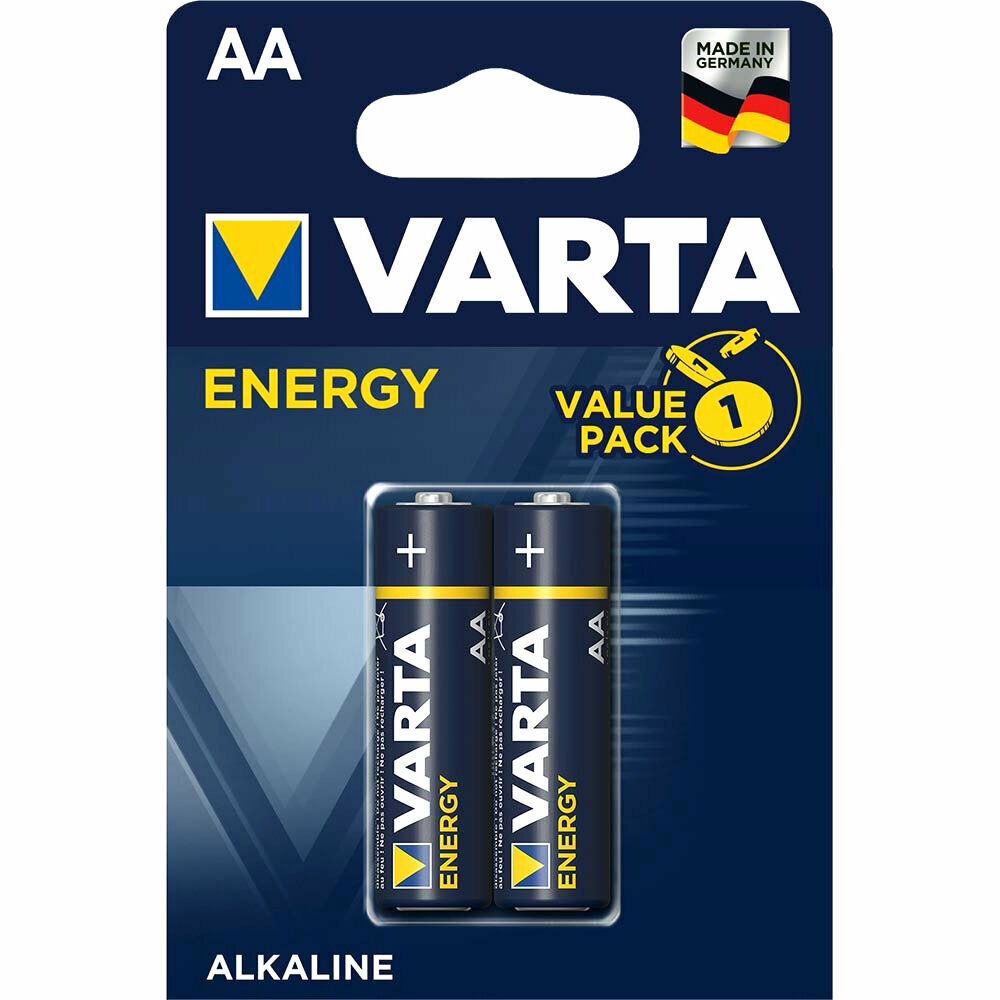 Батарейка Varta 04106229412 BL2 Alkaline 1.5V (4106) (2/40/200) - фото №7