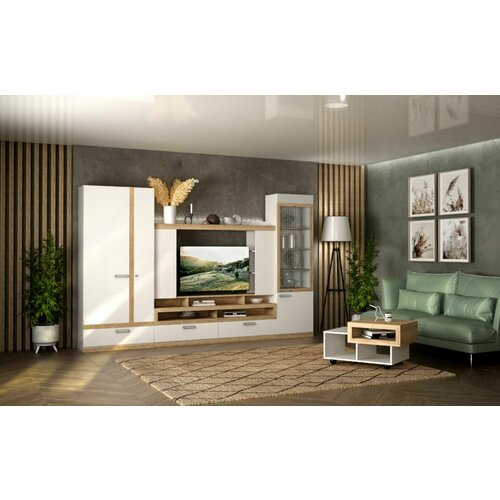 Гостиная Урбан композиция №1 Белый супермат софт-тач