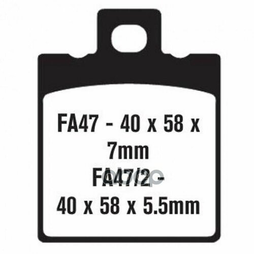 Moto Колодки Тормозные Мото EBC Brakes арт. FA47HH