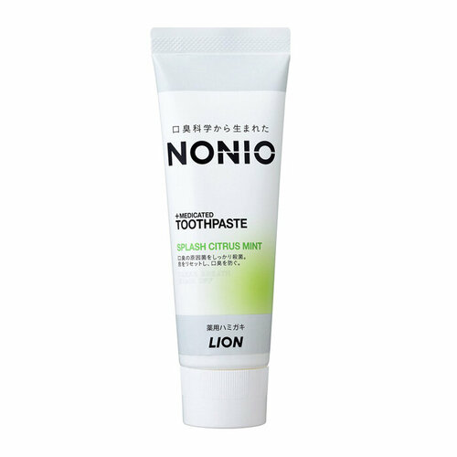 Зубная паста отбеливающего и длительного освежающего действия с мятно-цитрусовым вкусом LION Nonio