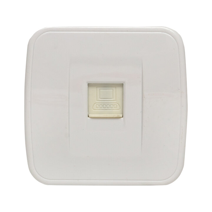 EGK01-035-10 Минск Розетка RJ-45 1-местная, ОП 1А, 120В, белая Basic Упаковка (12 шт.) EKF - фото №14