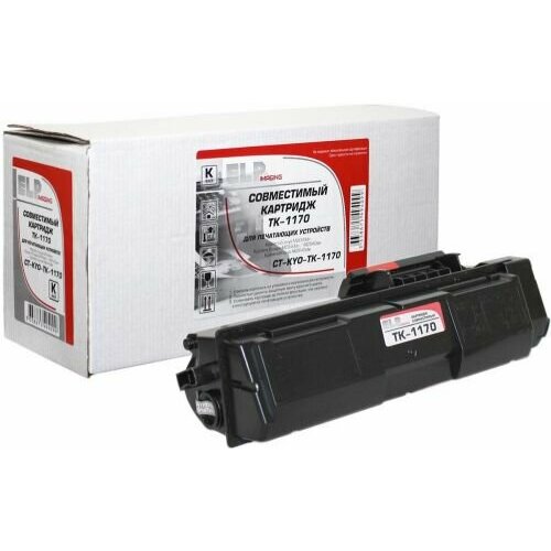 Тонер-картридж ELP CT-KYO-TK-1170 для Kyocera M2040DN/M2540DN/DW/M2640IDW TK-1170 7.2K elp тонер картридж совместимый елп elp ct kyo tk 725 tk 725 черный 5 шт 34k