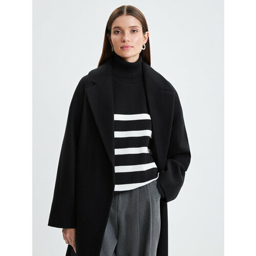 фото Свитер zarina, размер xs (ru 42), черный