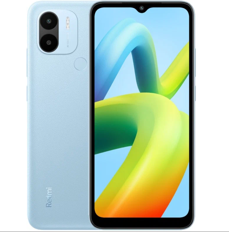 Смартфон Xiaomi Redmi A2+ 3/64 ГБ RU, 2 SIM, светло-голубой