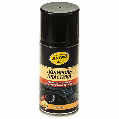 Полироль панели глянец ASTROHIM доп. очищение с антистат. Горная свежесть 210мл аэрозоль в т. ч. для винила