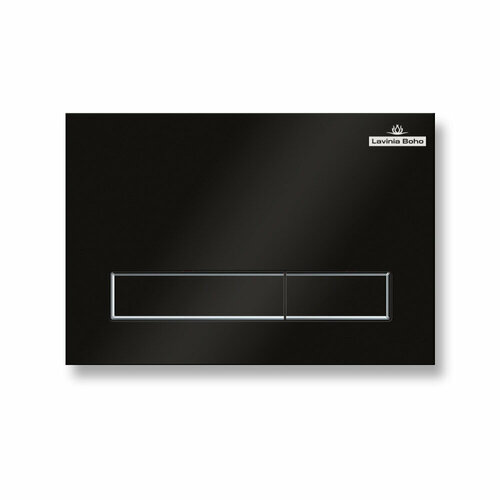 Пластиковая кнопка смыва для инсталляции Lavinia Boho RelFix 380501MB цвет матовый черный c антибактериальным покрытием SanitiZed 6090₽