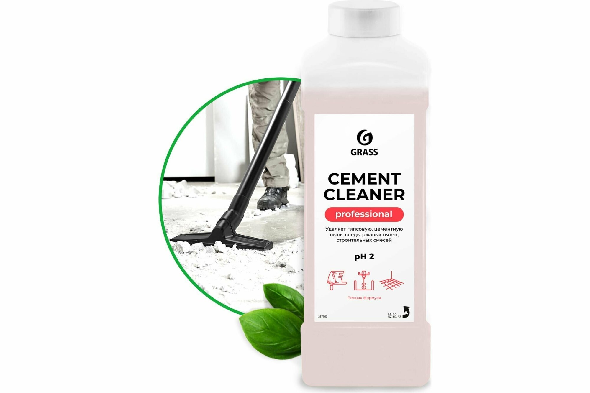 Очиститель после ремонта "Cement Cleaner" 1 л - фотография № 5