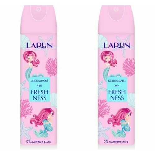 Larun Дезодорант Женский Freshness, 150 мл, 2 шт