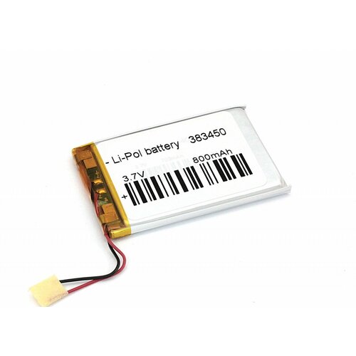 Аккумулятор Li-Pol (батарея) 3.8x34x50mm 2pin 3.7V/800mAh