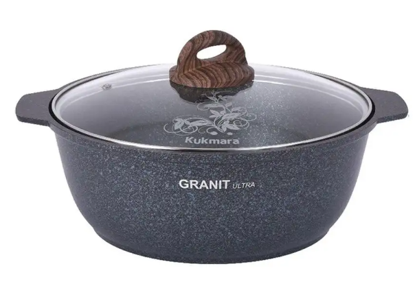 Жаровня KUKMARA Granit ultra blue а/пр литая 4,0л жгг41а