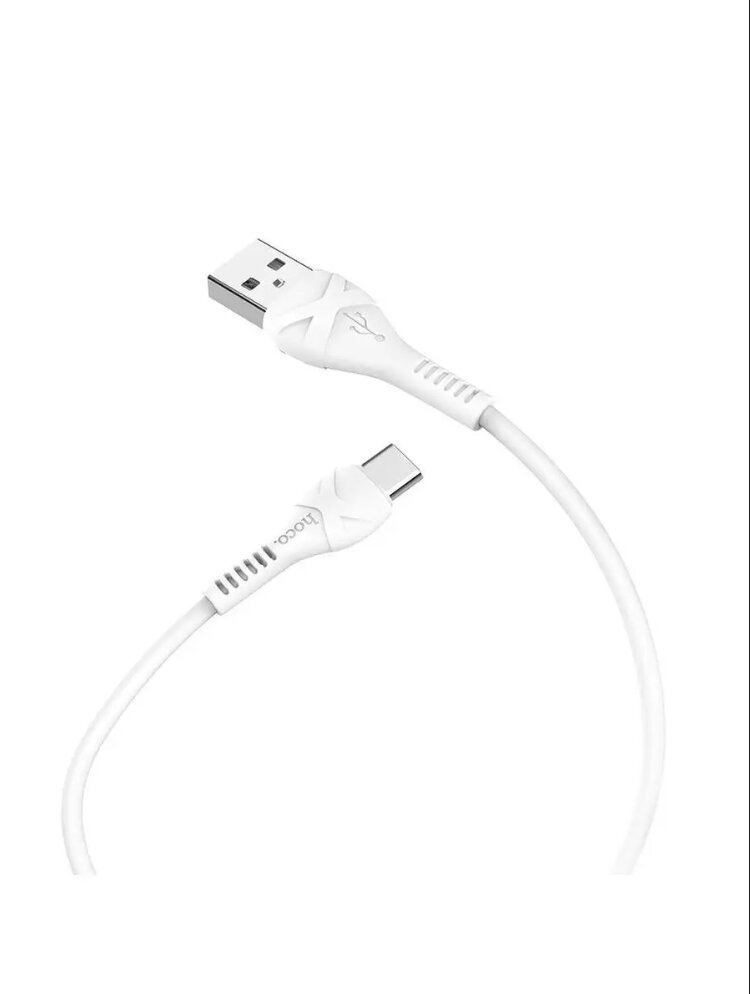 Кабель Hoco X37 Cool power USB - USB Type-C, белый