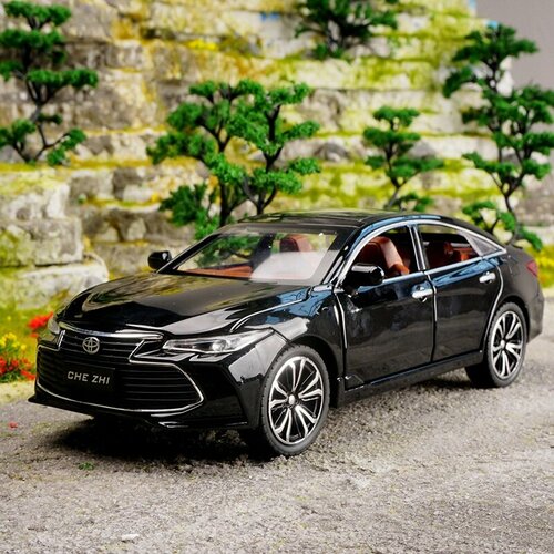 Модель металлическая Toyota Avalon Camry свет, звук 1:24 (CZ131) (Цвет: Черный) 2 шт передний газовый амортизатор для toyota avalon для салона sedan