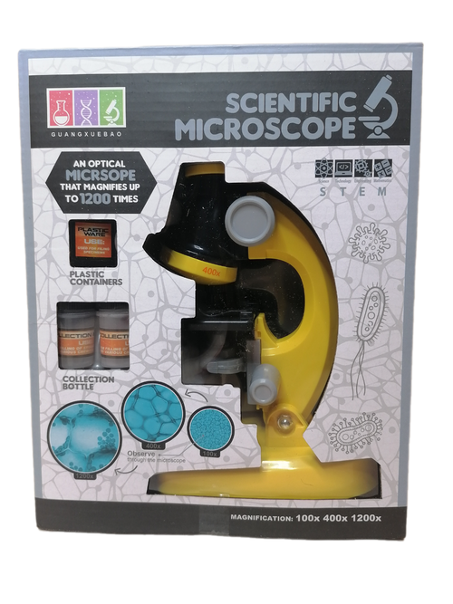 Микроскоп детский электронный Желтый
