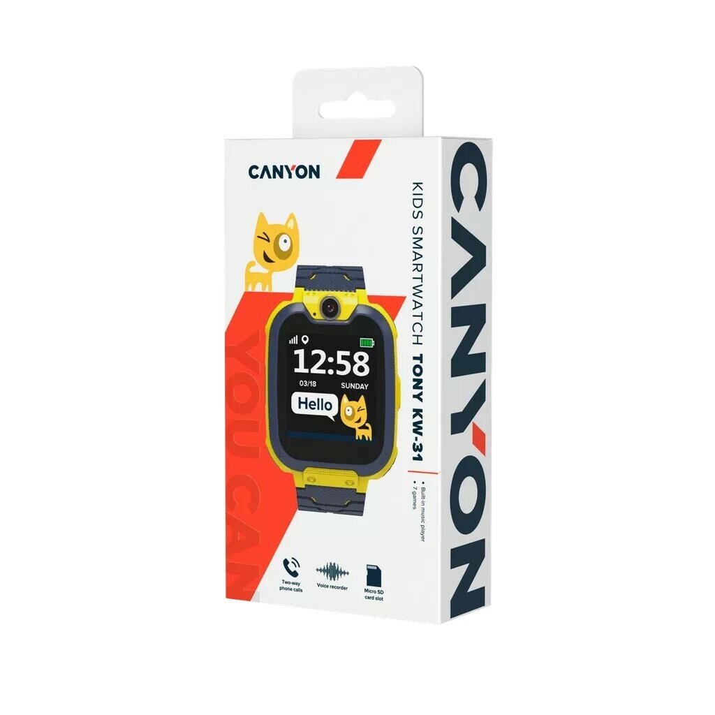 Смарт-часы CANYON Tony KW-31, 1.54", черный / черный [cne-kw31bb] - фото №16