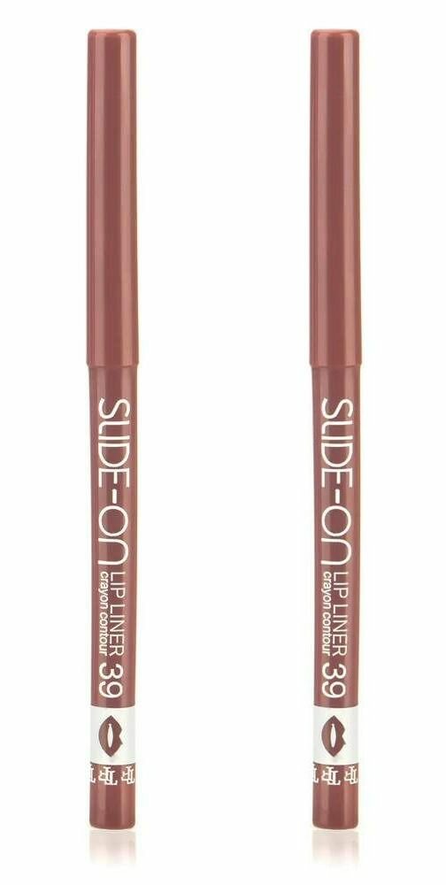 TF cosmetics Карандаш для губ Slide-on Lip Liner, тон 39 Ириска, 2 шт