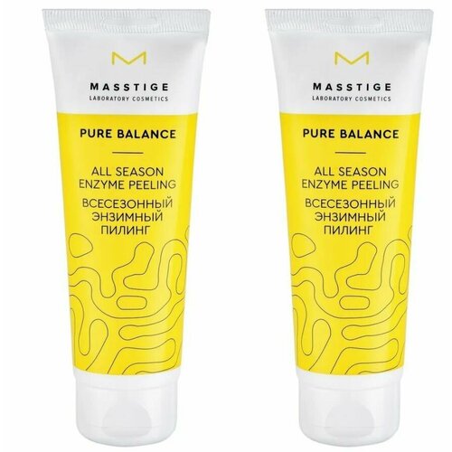 masstige пилинг энзимный pure balance всесезонный 75 г Masstige Пилинг для лица Pure Balance, всесезонный, 75 мл, 2 шт