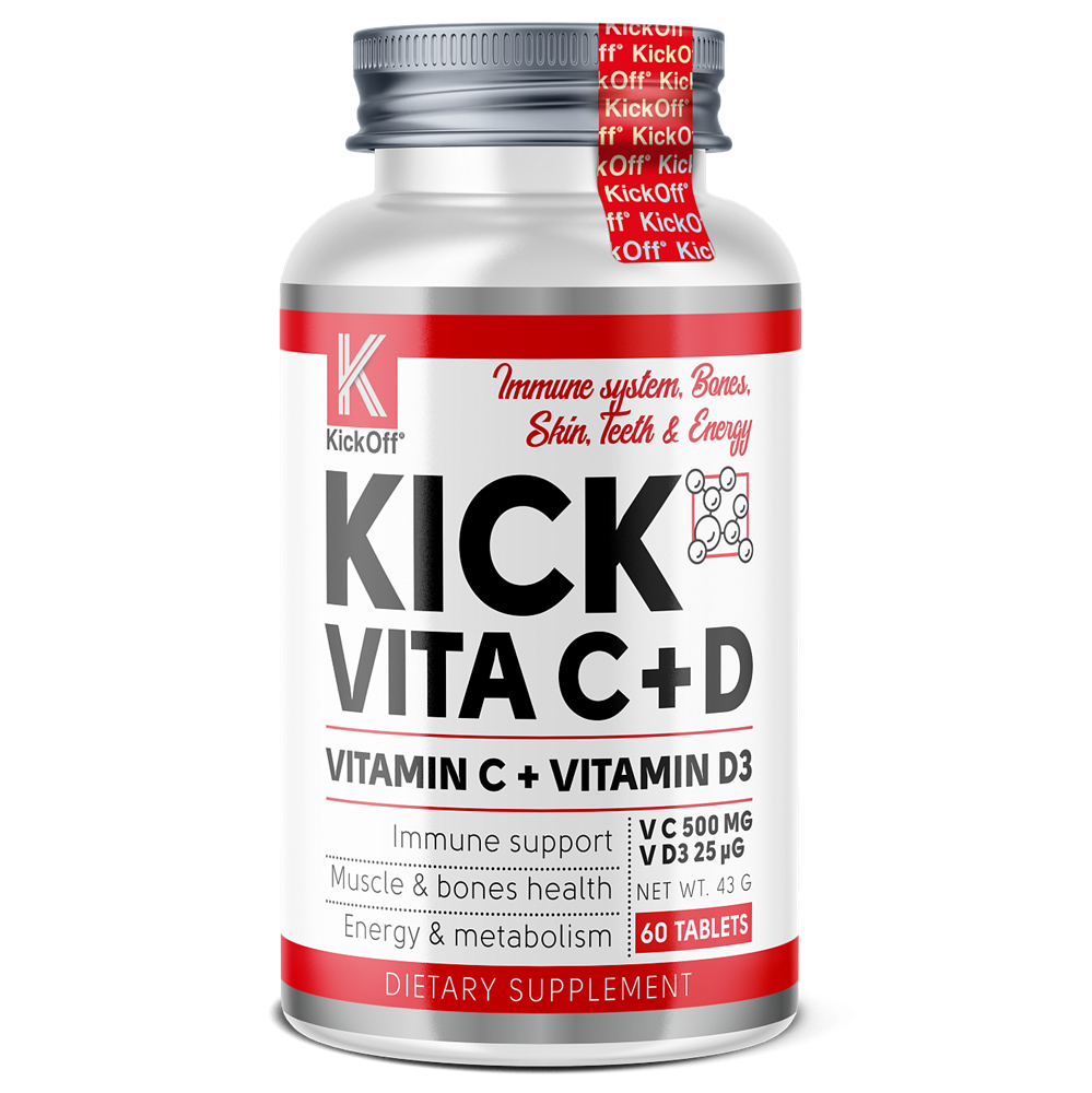 KickOff Vita C 500+D3 1000 ME (60таб)
