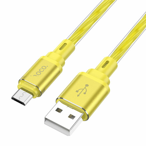 Кабель USB Lightning 8Pin HOCO X98 Silicone 2.4A 1.0м золото
