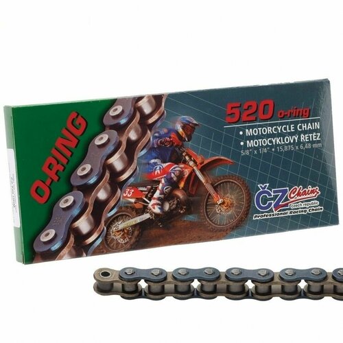 Цепь для мотоцикла CZ Chains 520 ORM - 108 (O-Ring)