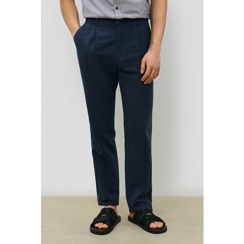 фото Брюки baon, размер 56, синий