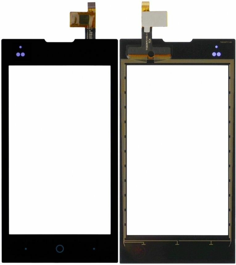 Тачскрин (сенсорное стекло) для ZTE V815/МТС Smart Start/Билайн Smart 3 черный
