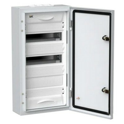 фото Щит распределительный ИЭК TITAN-5 ЩРн 36 модулей (1х36) 585х310х140 IP54 белый