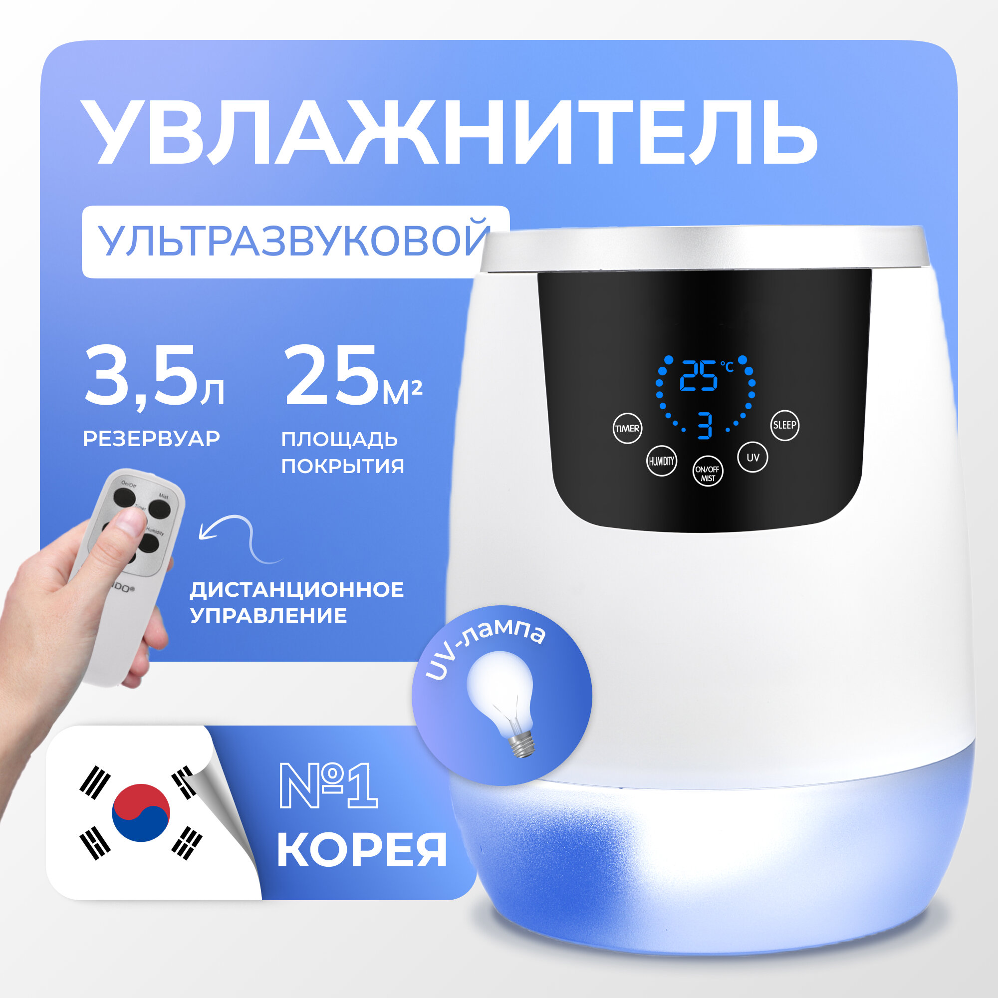 Ультразвуковой увлажнитель воздуха Sendo Air D50