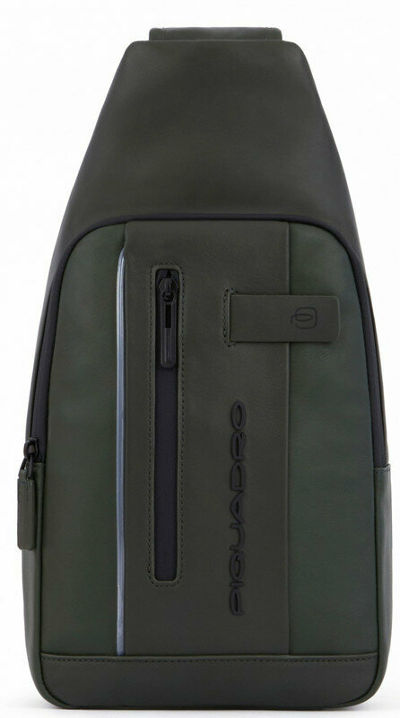 Рюкзак слинг PIQUADRO, зеленый