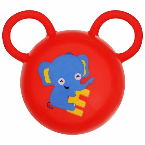 Мяч детский с ушками d15 см 80 г цвет микс 558₽