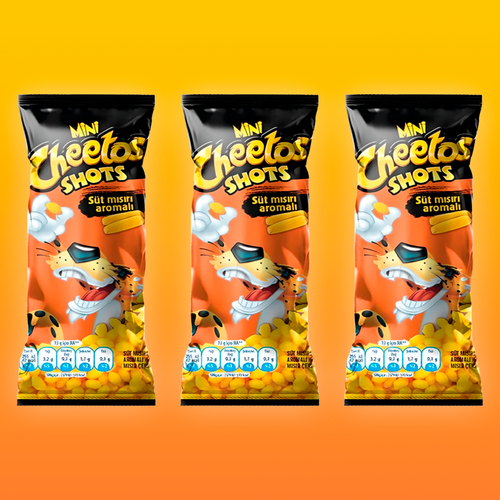 Кукурузные чипсы Cheetos Shots Corn 3 шт. по 25 г Турция