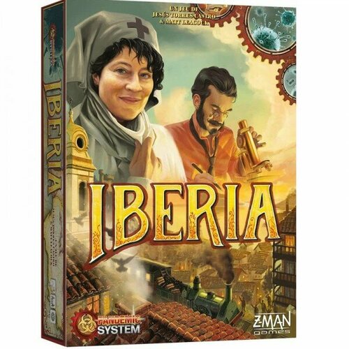 Настольная игра Z-Man Games Pandemic: Iberia (Пандемия: Иберия)