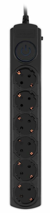 Сетевой фильтр Ippon BK-6-EU-1.8-10-B 1.8м черный - фото №10