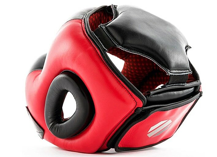 Шлем боксерский с бампером UFC RD/BK размер M (Шлем боксерский с бампером UFC RD/BK размер M)