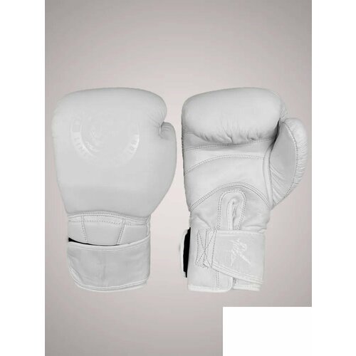 фото Боксерские перчатки revansh tws, натуральная кожа white - revansh - белый - 18 oz