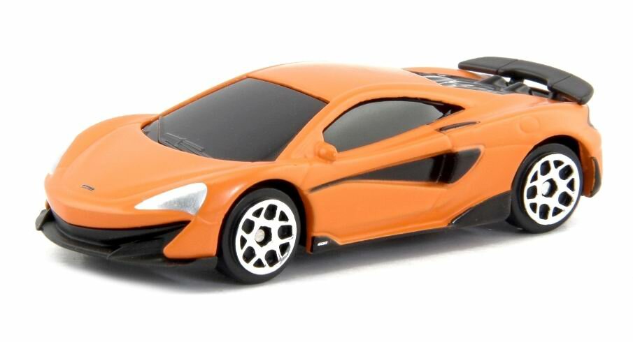 Машина металлическая Uni-Fortune "RMZ City" М 1:64, McLaren 600LT, без механизмов, цвет оранжевый матовый (344985SM(A))