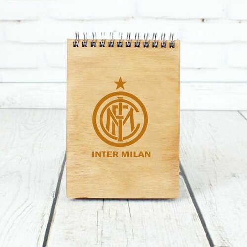 Скетчбук деревянный Интер, FC Inter №1