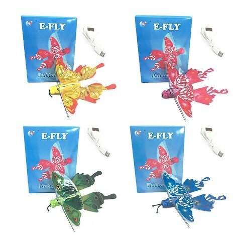 фото Бабочка Shantou на батарейках, летает, USB, в коробке