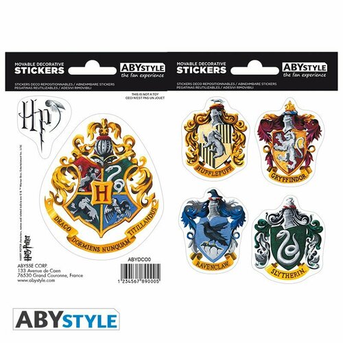 Наклейки ABYstyle Harry Potter Hogwarts Houses ABYDCO411