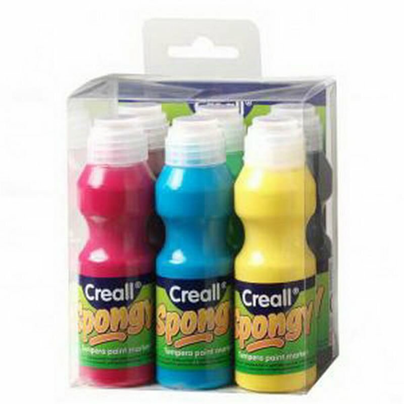Набор гуаши Creall Havo 6цв х70 мл (основн. цвета) в бутылочках со спонжами