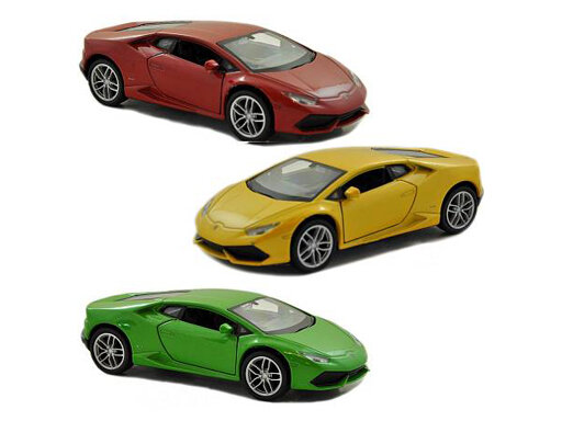 354519 Машина металл 4.75" lamborghini huracan -lp610-4 инерц. откр. дв. в дисп. уп-12шт в кор.2*6уп