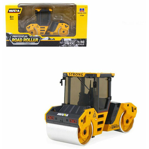 Металлический каток HUI NA TOYS масштаб 1:50 - HN1724 каток huina hn1815 1 60 12 см желтый черный