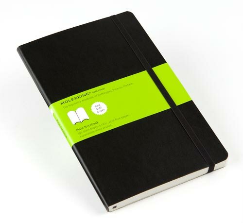 Блокнот Moleskine Classic Soft (нелинованная) Large черная